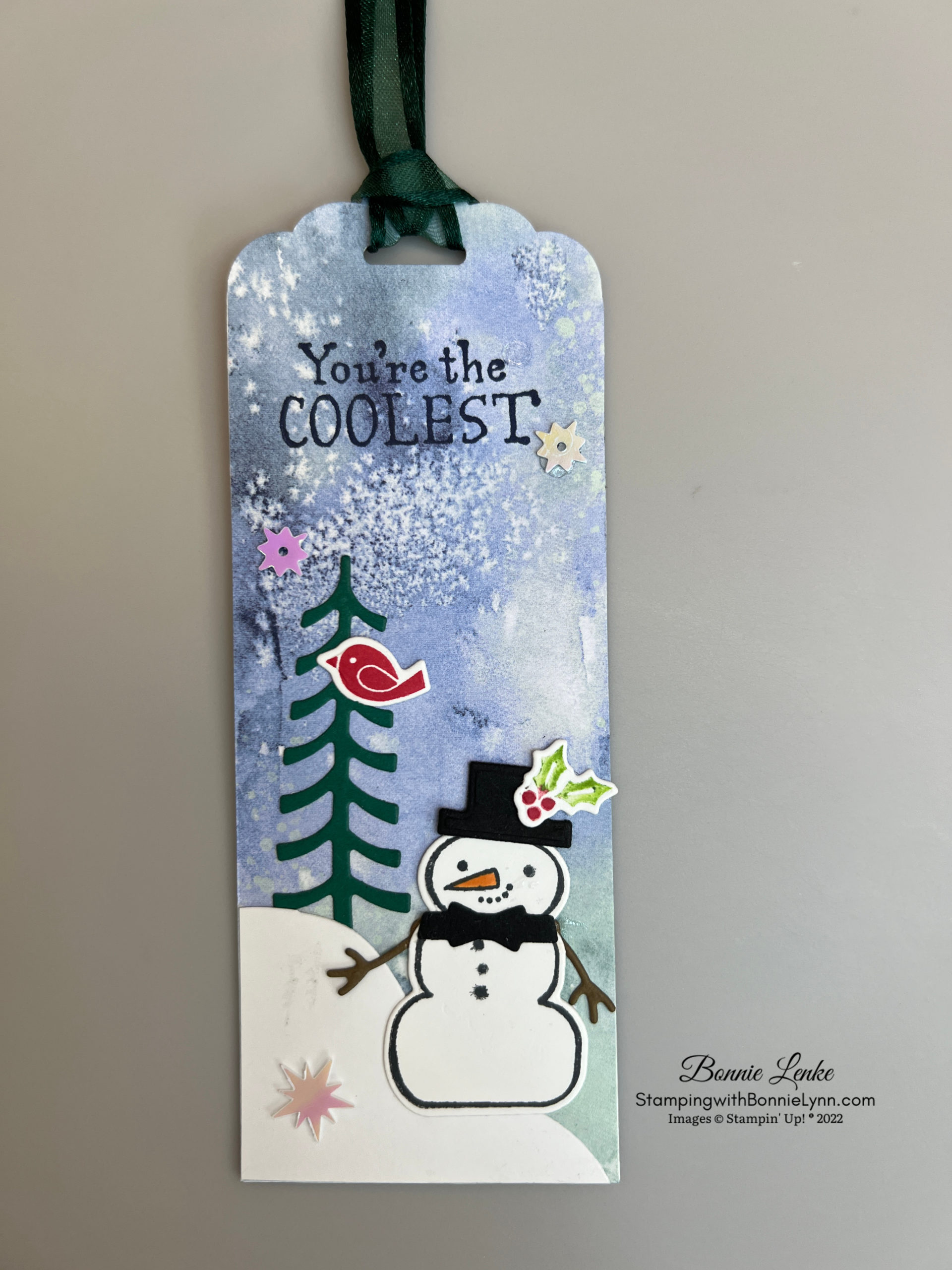 Snowman Magic Bookmark