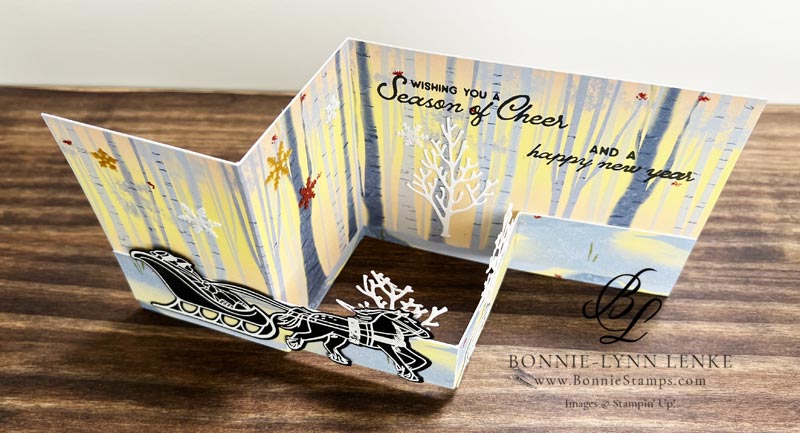 Stampin' Up! Horse & Sleigh Christmas Card