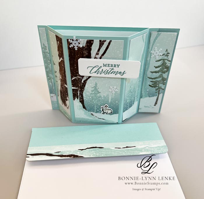 Bay Window One Horse Open Sleigh Fun Fold Card