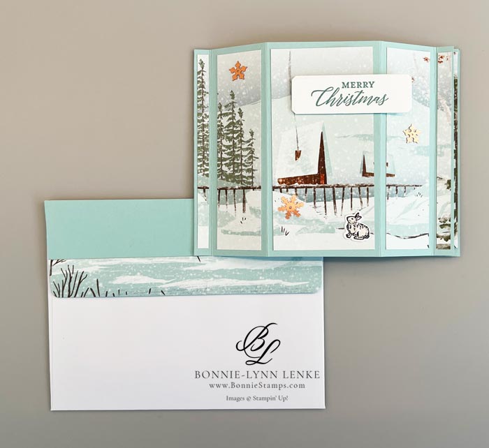 Bay Window One Horse Open Sleigh Fun Fold Card